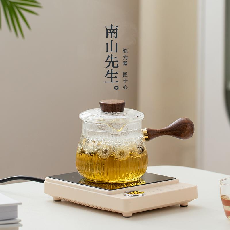 南山纳福玻璃生先生陶纳福玻璃侧把壶壶办公室煮茶电炉烧水壶养煮