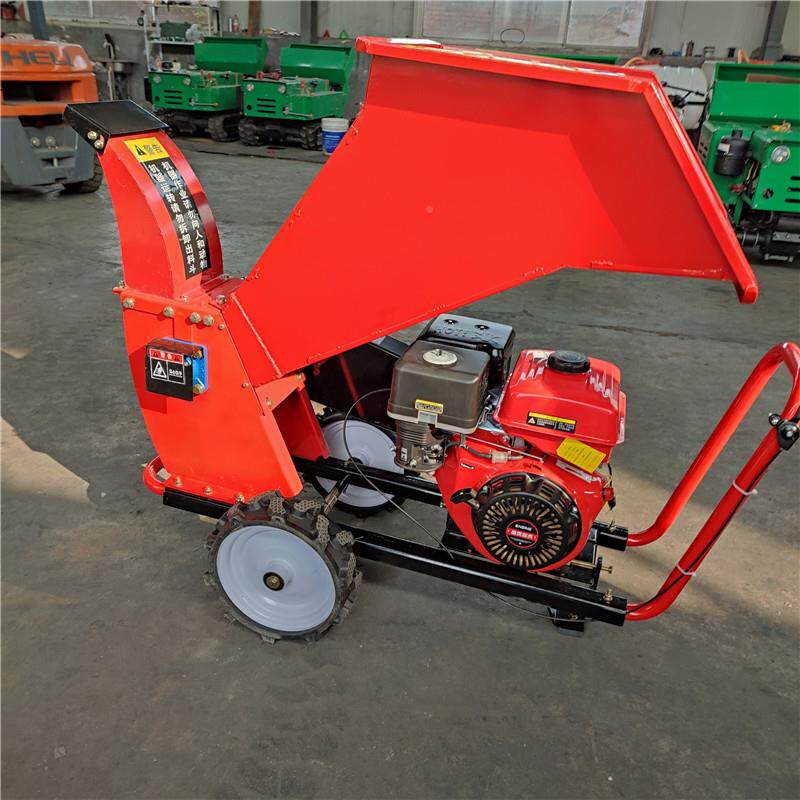 小型葡萄碎树枝粉机SJK家用果园枝条粉碎机木移动秆方便材秸粉碎