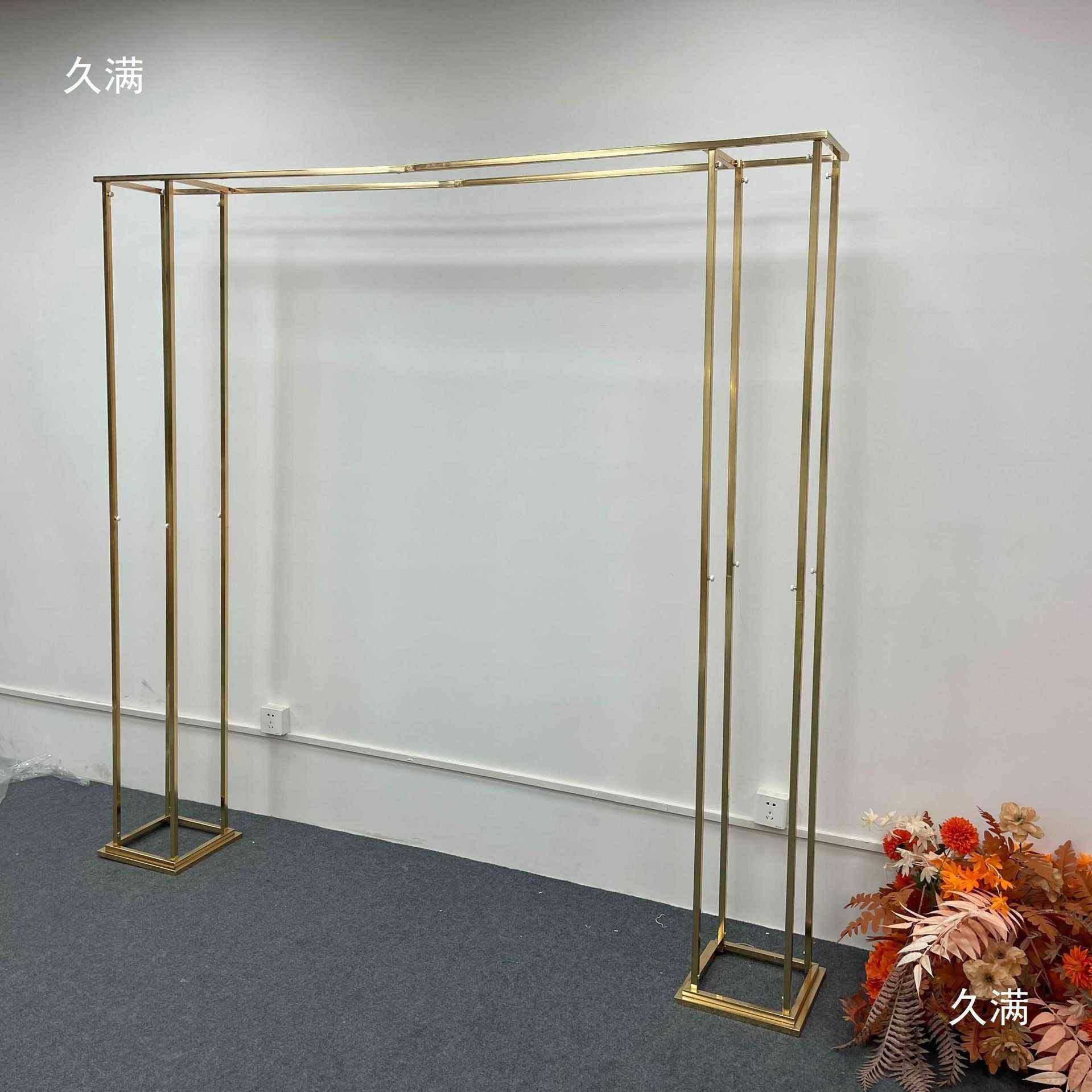景婚金色背架婚礼铁艺道具户外几何装thlznj#y饰方形架子引屏风路,节庆用品/礼品,陪嫁用品套装,淘宝优惠券,粉丝福利购,淘宝优惠卷