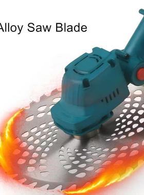 田割草机电动牧家草用小型锂电除草草坪修剪机多功能机DZU打机