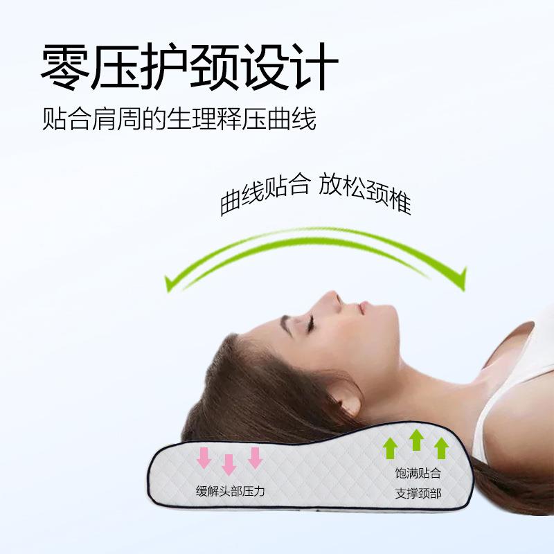 记忆枕BLZ-6035用慢护颈浪枕酒波店成人回弹太空记忆棉枕头专零压