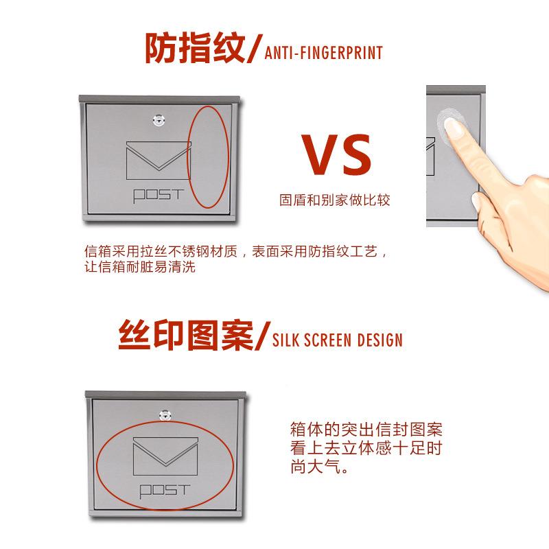 tfglohlz信信箱邮箱外不锈钢别墅总经室理举报班级意心见箱挂墙带