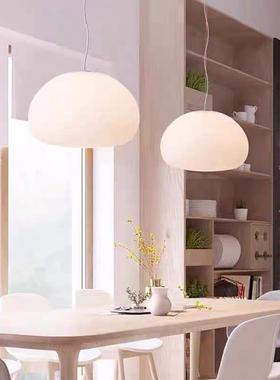 餐厅玻璃吊灯690中书古客厅房卧床设计师奶油云朵L室ED头吊灯