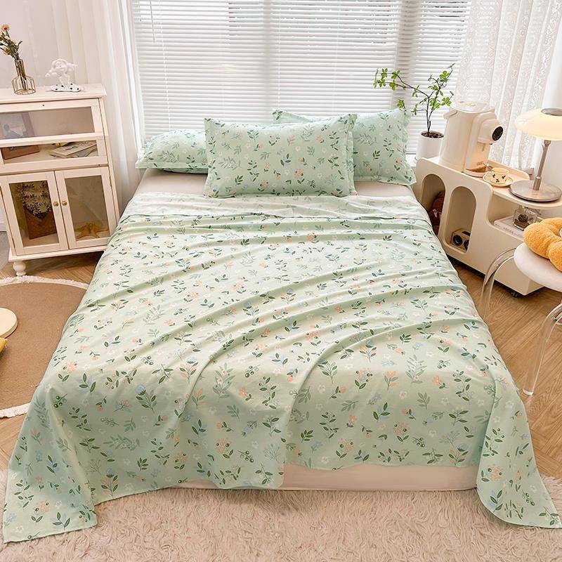 A5F77J77TH4田2园风四件套纯棉被被罩套床单三件套学生宿舍床用品