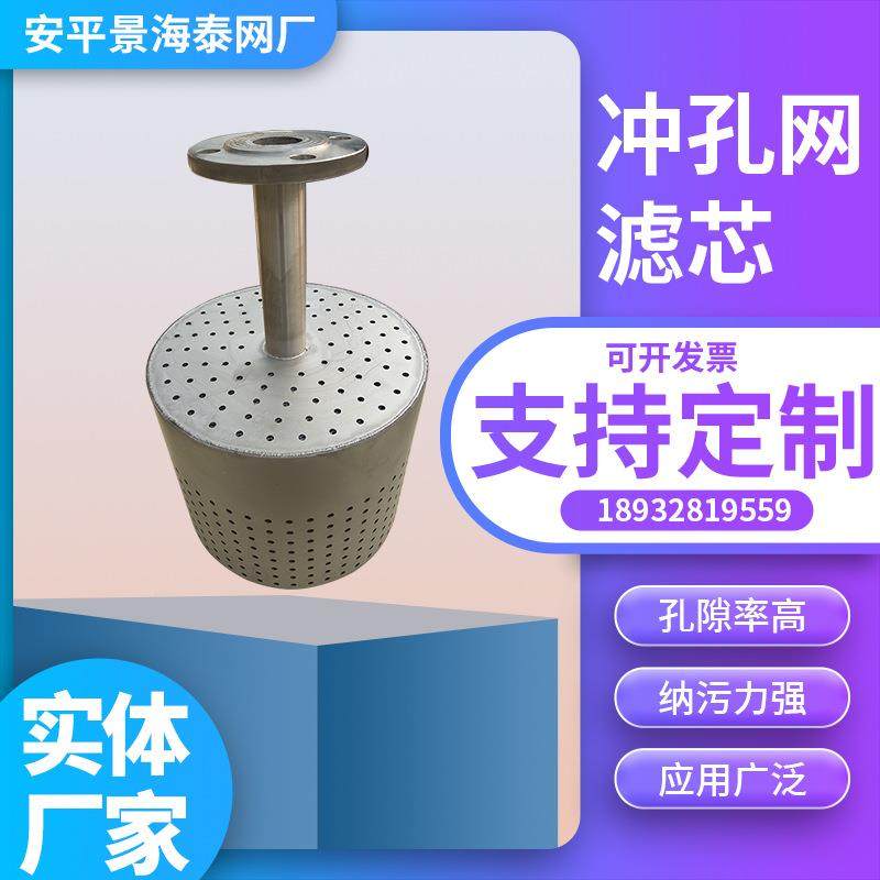 粉滤芯不锈钢材质干燥设备液分尘机滤芯带提手冲孔固网1030滤离芯