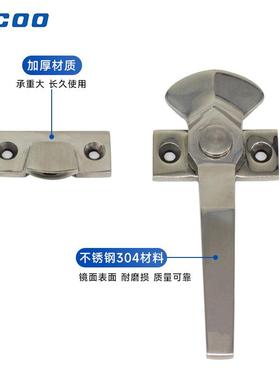 斯科不钢紧C9407-41迫式把手工设密封备柜锁旋转把锈手冷库执手锁