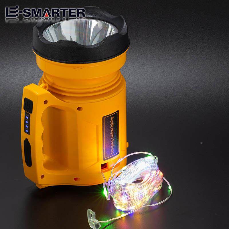 新品RGB彩灯航手提灯户外骑行搜索LTM探照远射长续P05手提灯灯