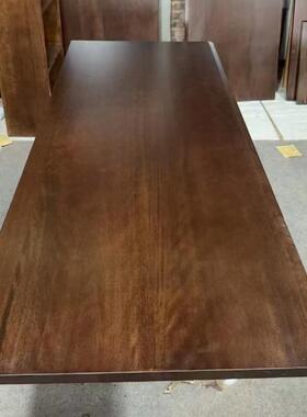 北美木黑胡桃板原木板升降桌面XVQ板吧台餐木桌面台面实板桌板板