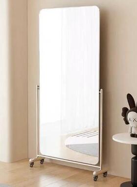 服装店镜子LPJ不锈钢全衣身镜可家用卧显瘦试室镜网红轻奢移动穿