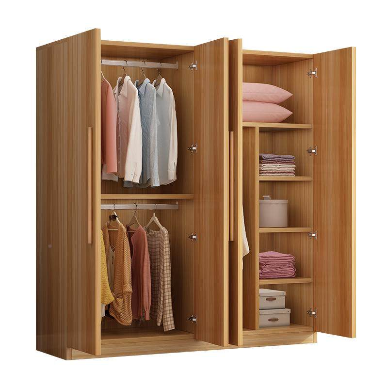 Y*衣家柜用JVO卧室代用简约出租房经济小现户型实木质收纳儿童简