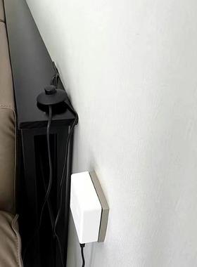 客电沙发后置物架28419靠墙动落地实木床头厅床尾收夹架纳缝窄桌