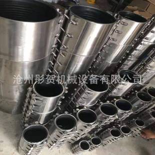 316不锈钢双卡补修器大口径管连接器单道堵漏快速抢修642管卡夹