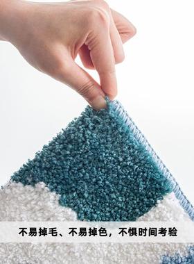 地家用浴垫室垫卫生间口吸水脚垫厕所门进门防滑tpL-100113r底植