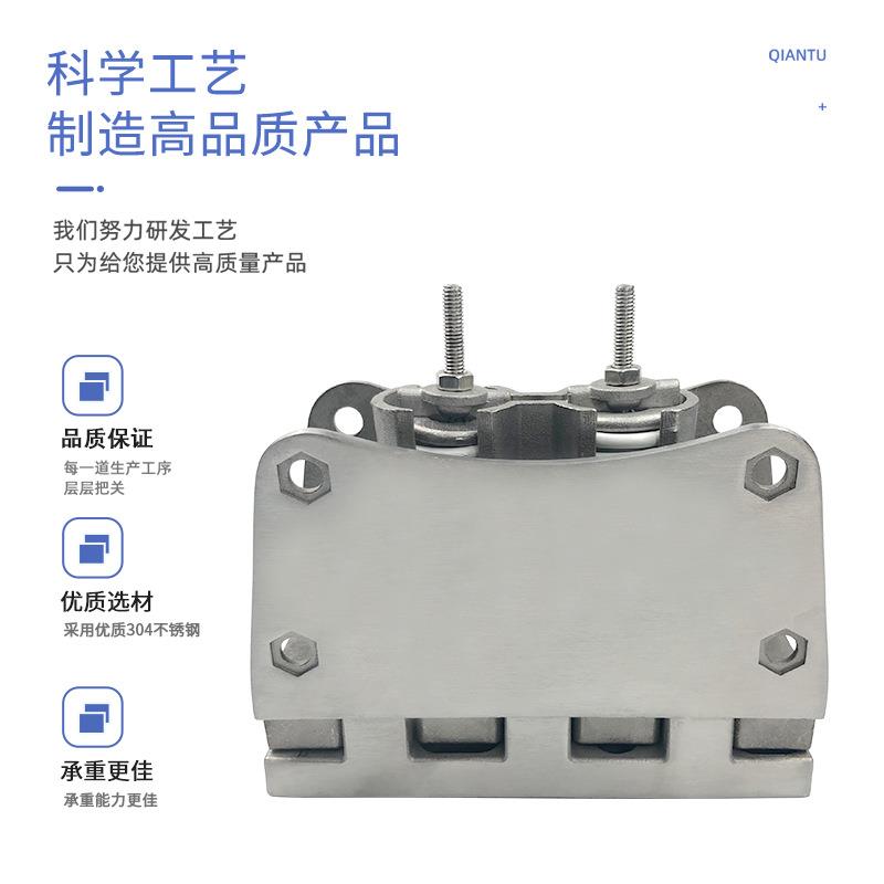 无品牌/库自由门不钢铰链业烘工箱烤箱回锈归门合页冻库冷试验室