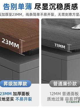 ULK办公桌椅组合老板桌台式脑桌家用电简约员现办公室员代工位职