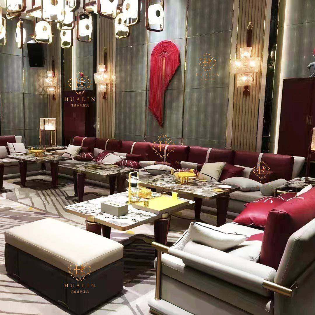 tv沙发私人影院酒夜吧总会包无品牌/厢港轻奢k清吧歌舞式厅茶几沙