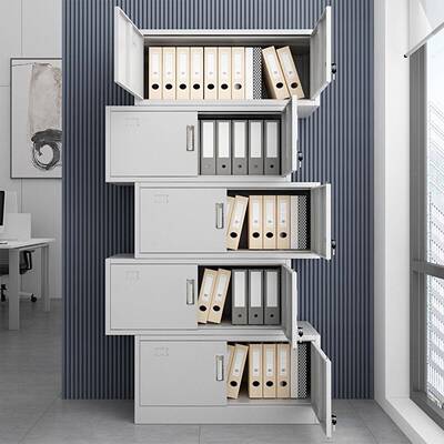 可拆装分凭体五节文件铁皮柜柜资料柜证柜公室办铁皮04012文件柜