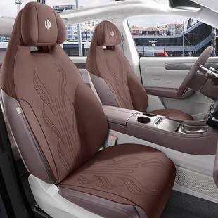 零跑C01用汽车坐四季 通马用零跑专c0垫1鞍垫翻77101毛皮通风座椅