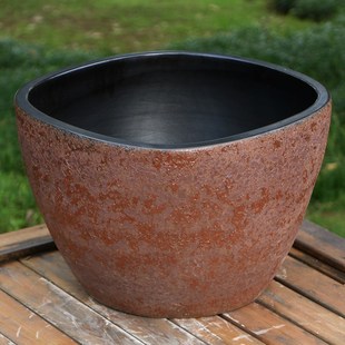 景德镇陶瓷花盆睡莲缸碗莲盆荷花盆盆栽盆特大号庭院阳台水缸摆件