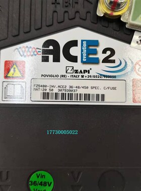 FZ5480 ACE2 48V/450A ZAPI萨牌控制器杭叉合力中力台励福诺力