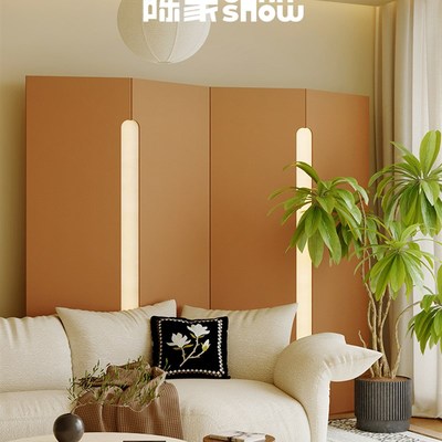 陈翔屏风办公室隔断假墙房间隔断客人餐厅隔断酒店可移动发光挡板