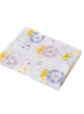 新生儿襁褓巾muslin产房纯棉纱布包巾双层柔软浴巾婴儿盖毯包被薄