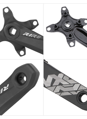 RIRO山地自行车方孔曲柄牙盘10 11s速170 175MM 104BCD正负齿单盘