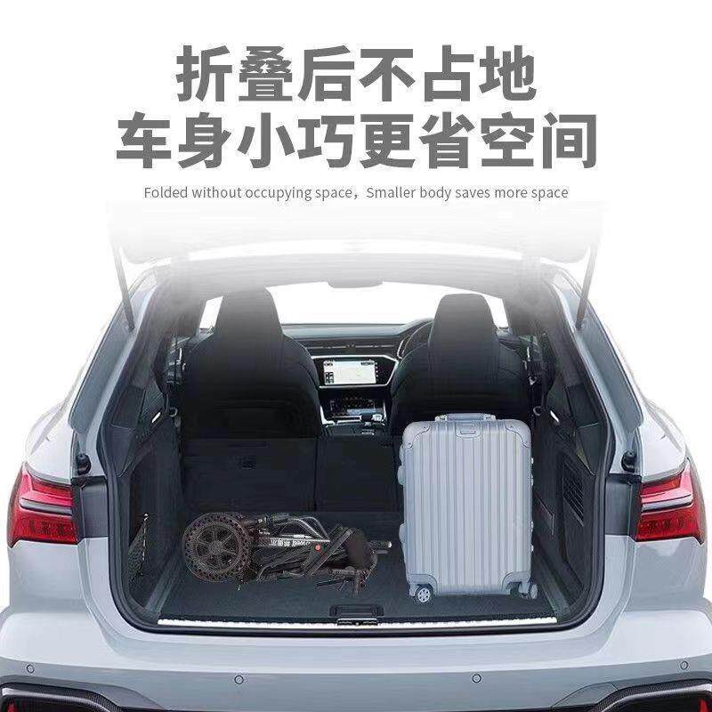 手动轮椅老VPD便人厚手带坐便器老年人加残疾人轮推椅车折叠轻厂
