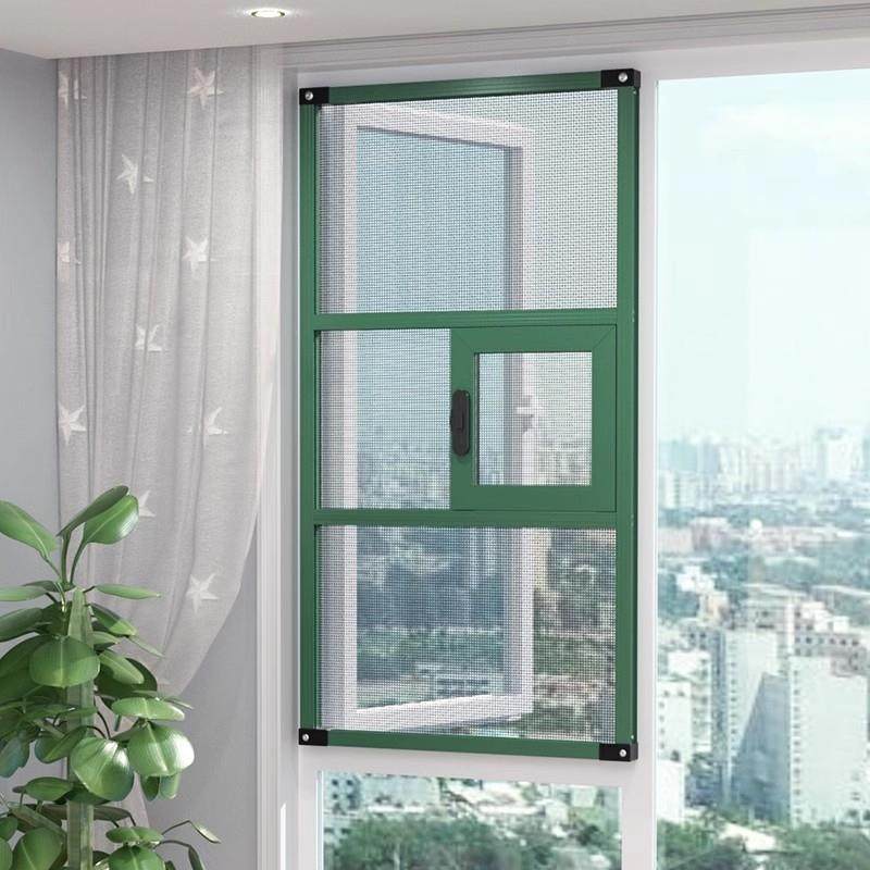 金刚网纱窗护一体铝合金蚊免打孔防防猫防可拆高清网自卸LNF装沙,居家布艺,窗纱,淘宝优惠券,粉丝福利购,淘宝优惠卷