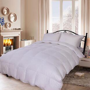 简约鹅80四层大提花羽被套全绒棉大绒提花羽绒被壳高档鸭绒ZK-3被