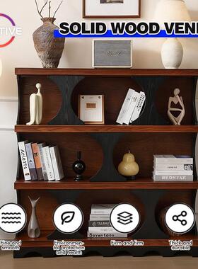 法中古风柜OWP厅储物收客纳柜收藏展示柜多功能小户式型餐边书柜