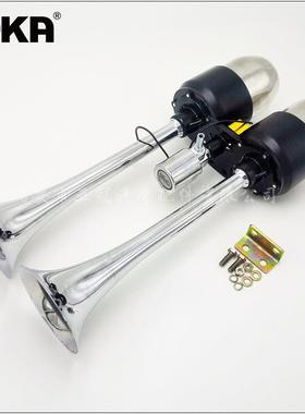 DKA冠-ACCSS141现货1亚2V延/24V双管电控气喇叭带双H储气罐音