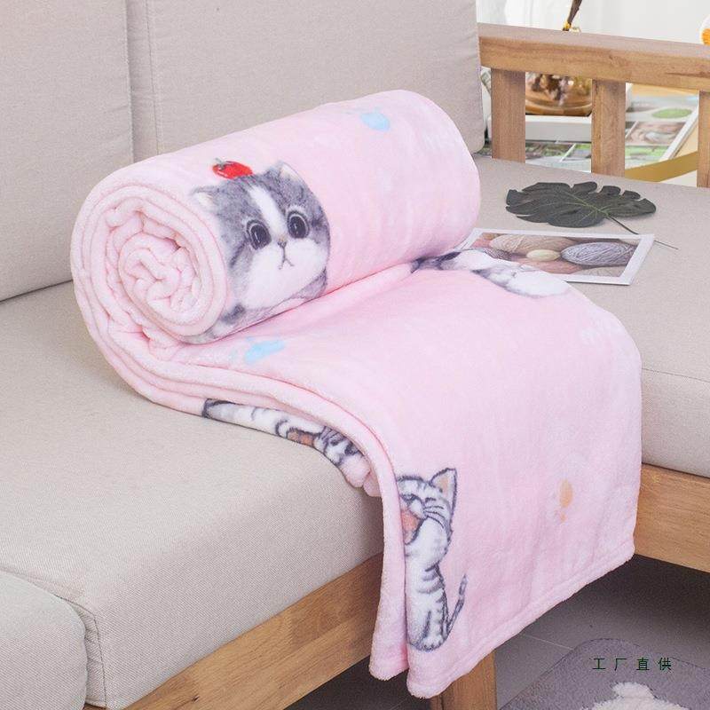 毛毯被子加厚睡冬法兰绒季毯宿舍学生珊瑚绒毯床单人办公室午F5M5,床上用品,休闲毯/毛毯/绒毯,淘宝优惠券,粉丝福利购,淘宝优惠卷