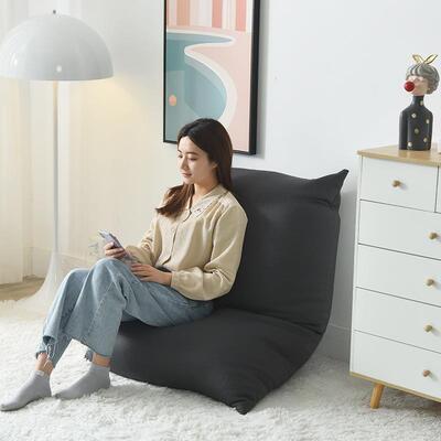 货豆懒人沙发袋躺椅可拆洗单现58412人卧室阳懒台休闲榻榻米人椅