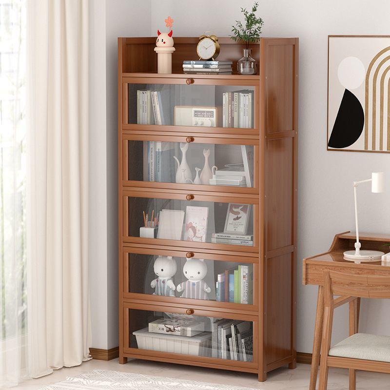 书书架防透明家用厂家直供学生收纳新款多落地柜层客厅实木儿童置