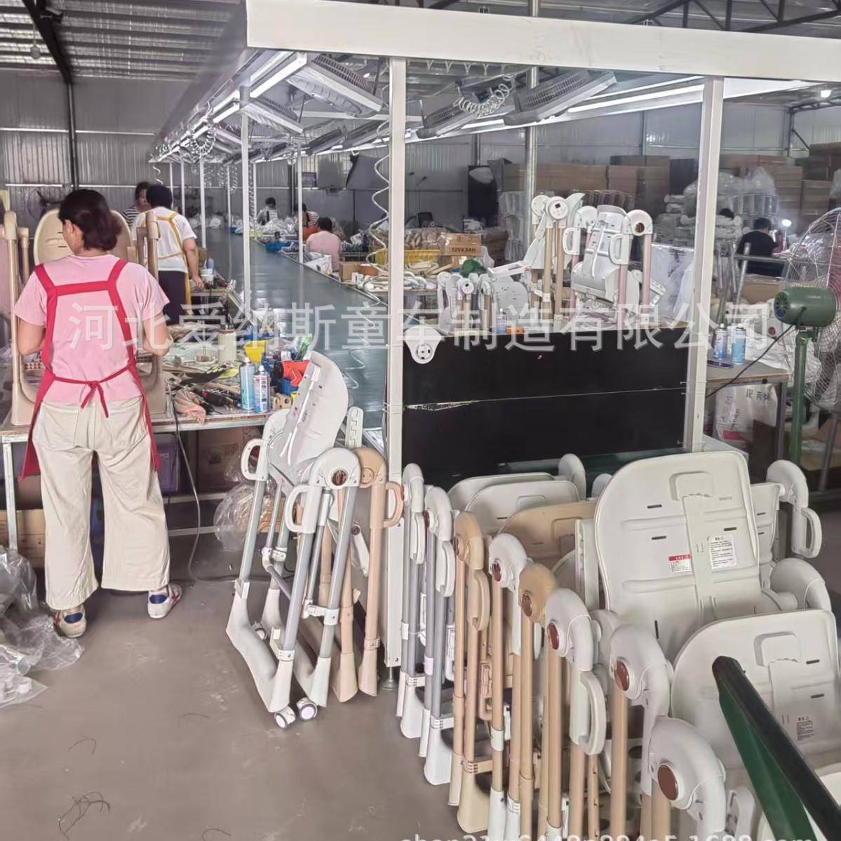 工直供宝宝餐椅BXI婴儿餐可折叠可躺可桌厂摇摆儿童吃饭椅婴儿饭