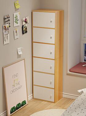 简易书架落生地量书柜XKL物架学置宿舍家用书桌旁收纳大容窄小组