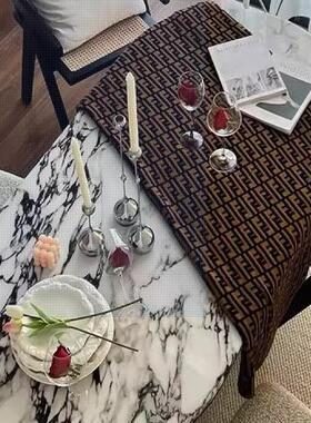 乐树形法复LS-328古大理石岩板网红组合椭圆高端小户型简现式代约