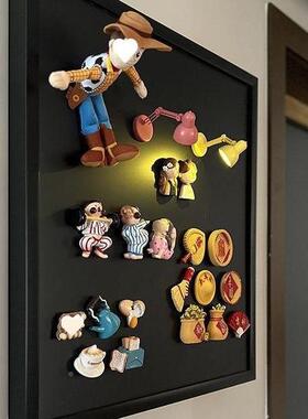 磁孔吸黑板电表箱遮丑电饰箱遮配挡装画免F98T66SS打新款冰箱贴展