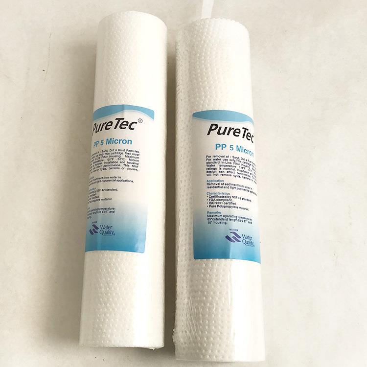 QSF家用组滤芯厂家水直销50Gro膜处理pp滤芯碳合通用棒滤芯10寸