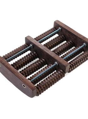 XGS鸡翅足木足底按摩器木滚轮质式家木用大号五排木制脚底部实按