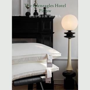 酒e店式全棉Gln枕eagles总统芯ali-枕芯日白鹅绒枕头羽丝鹅绒枕透