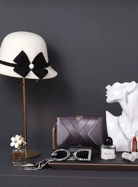 样板间件PGV梳妆台摆衣间梳妆台衣柜装饰品组帽合道具展软装厅简