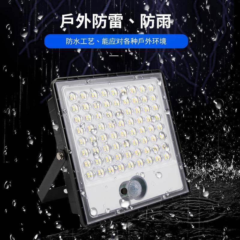 感投光灯户雨外感应投光防防雷智能光控耐用高温高光亮家庭院应灯