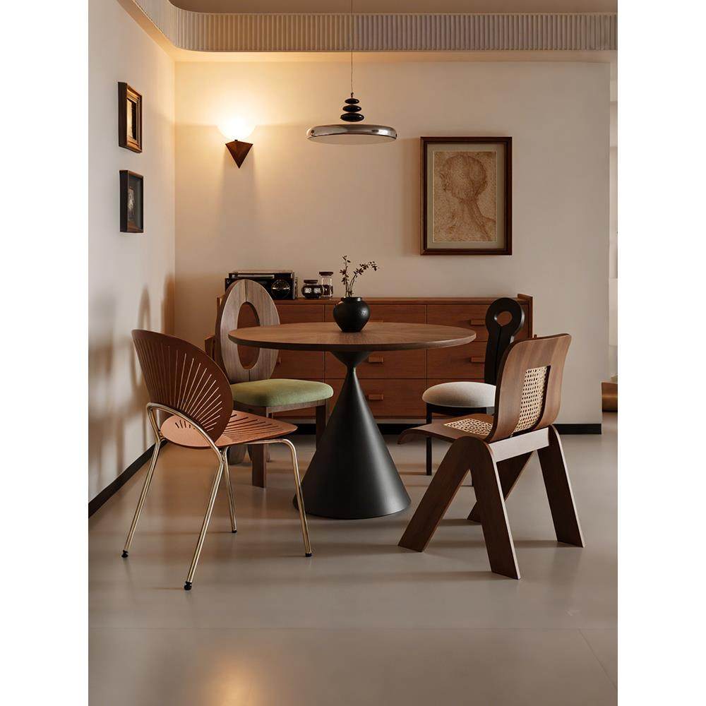 餐桌椅子设计厅师古款人鱼钥匙贝壳用KRM实木餐椅家餐中靠背椅藤,电子元器件市场,其它元器件,淘宝优惠券,粉丝福利购,淘宝优惠卷