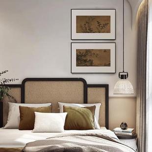 小众艺术装 新中赵图式 饰画客厅书房国al202307画公 竹石 孟办頫