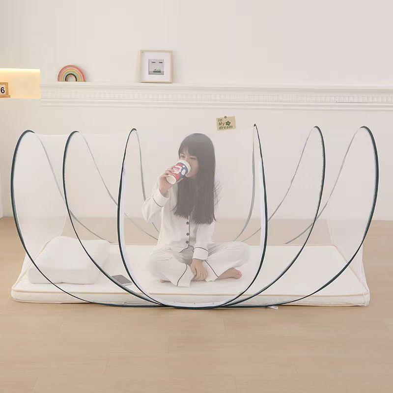 新款户外免安装蚊帐野露营外舍打地铺宿便携式FTG可折叠防蚊虫蚊