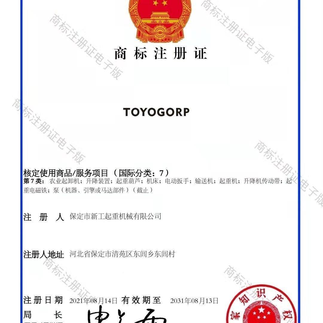 口防摔TOOGORP手拉葫芦20吨1YT2进吨5t10吨3米6m手动葫芦DCS起重