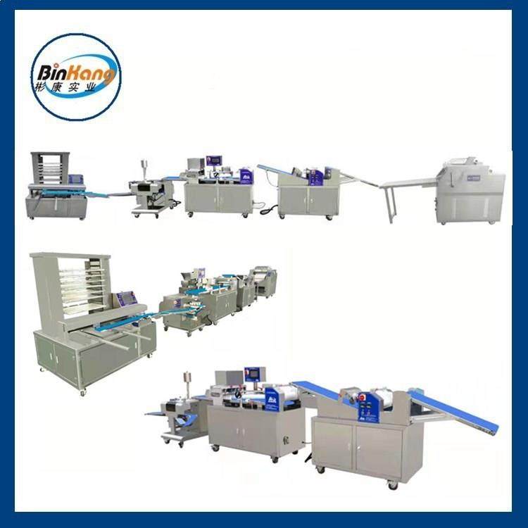 起酥月饼包子流水线 商用苏式月饼成型机 绿豆饼机器设备