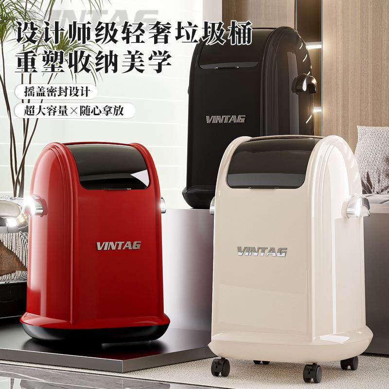 家用简约桌面垃圾桶卧室客厅多功能纸篓小型创意收纳创意设计家居